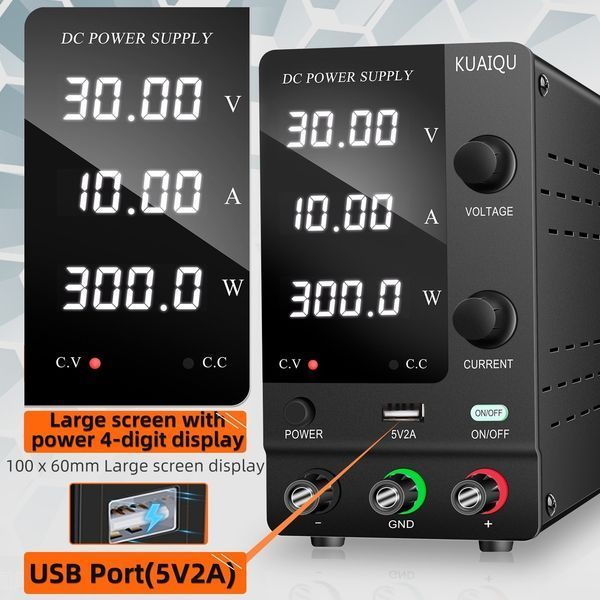 Лабораторний блок живлення KUAIQU SPPS-C3010 (30В, 10А, 300Вт) SPPS-C3010 фото