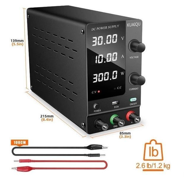 Лабораторний блок живлення KUAIQU SPPS-C3010 (30В, 10А, 300Вт) SPPS-C3010 фото