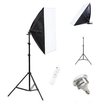 Набор постояного света софтбокс 50/70 + LED лампа 150W +штатив 2.2м 308LED фото