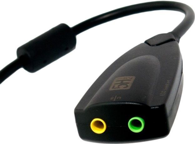 Зовнішня звукова карта USB Buxom Sound 5H &ndash; з кабелем USB 5H фото